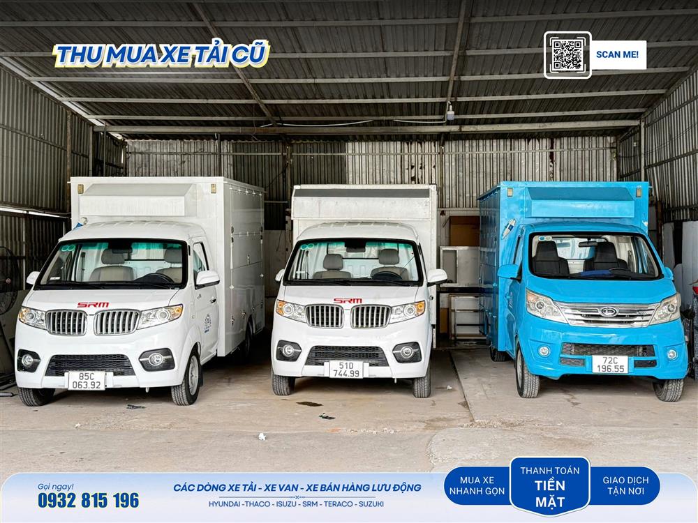 Thu mua xe tải cũ giá cao tận nơi nhanh chóng